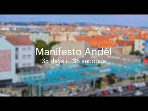 Manifesto Anděl making of: 35 days in 35 seconds