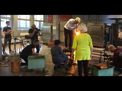 A chandelier for the Glassbar