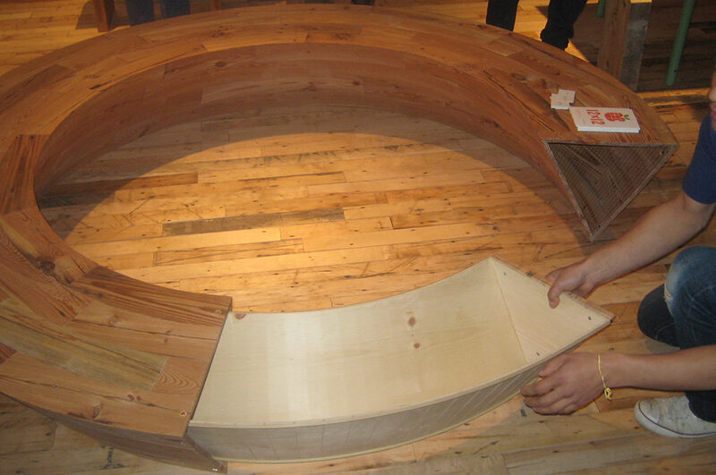 New York Design Week Salvaged wood works 01