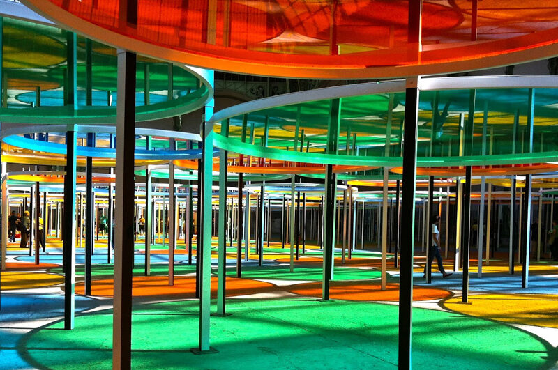 The Grand Palais colourful canopy 01