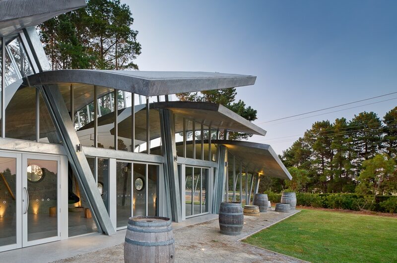Leura Winery Pavilion in Curlewis, Australia, by Centrum Architects
