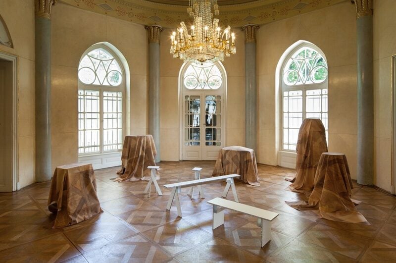 Robert Stadler's textile installation for MAK Design Salon #03