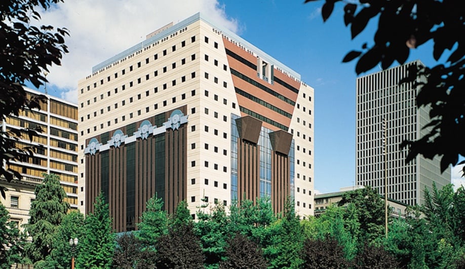 The Portland Building is one of Michael Graves' most renowned works of postmodernist architecture.