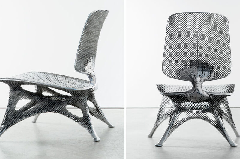 Image of Joris Laarman's Gradient chairs (from Azure magazine)