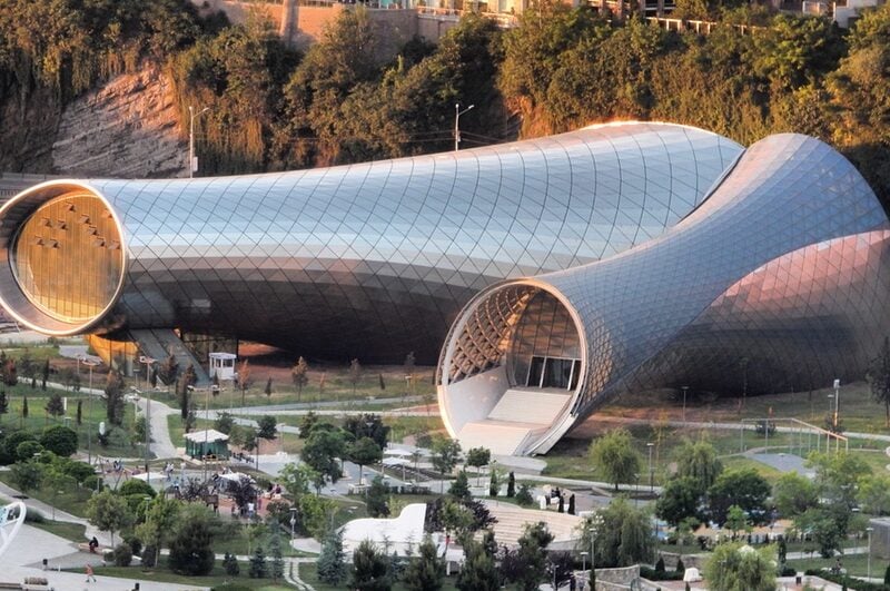 Fuksas Rhike Park Music Theatre Exhibition Hall Tbilisi