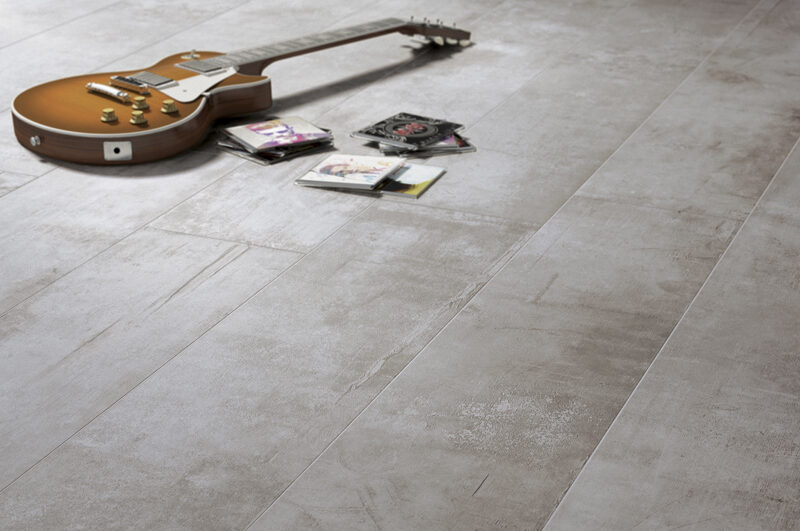 Plant Tile in Ash by Ceramiche Refin