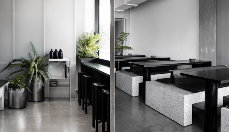 A Cool Concrete Cafe in Melbourne - Azure Magazine | Azure Magazine