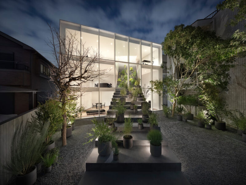 Staircase in Tokyo house by Nendo