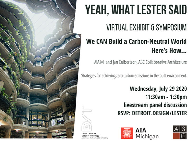 Event poster for: We Can Build a Carbon-Neutral World