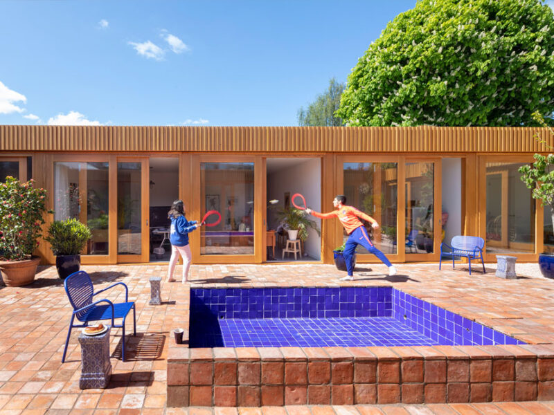 Courtyard- day time: Moroccan riad inspired Villa Stardust by MVRDV