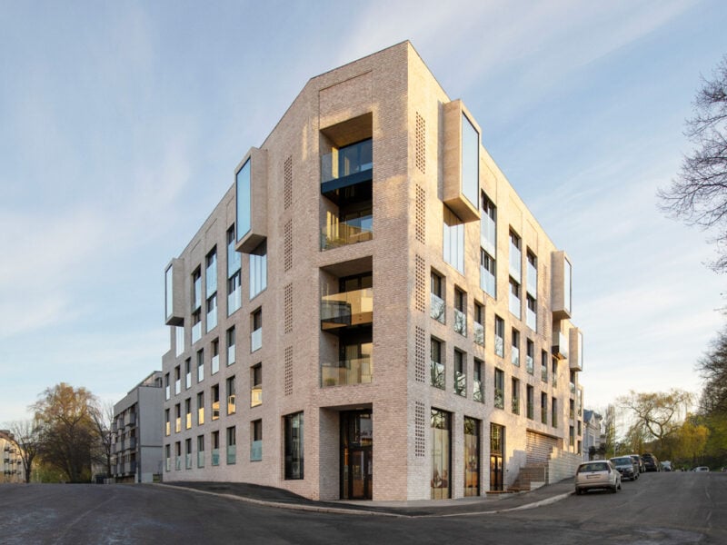 Pilestredet Apartments exterior view in daylight