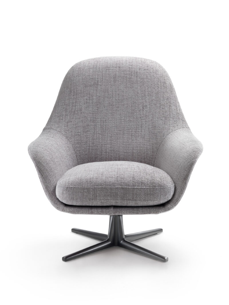Flexform grey armchair
