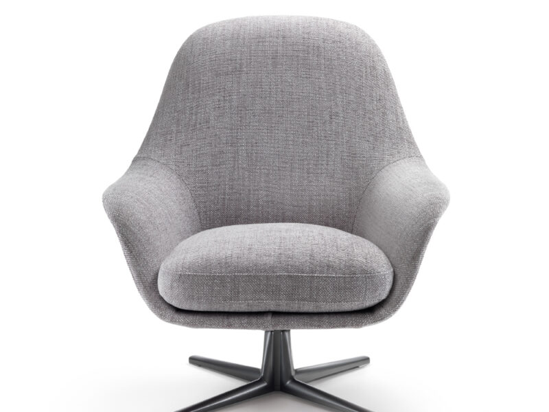 Flexform grey armchair