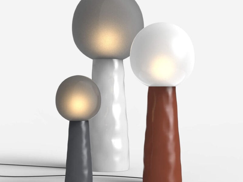 Kokeshi light fixtures by Pulpo