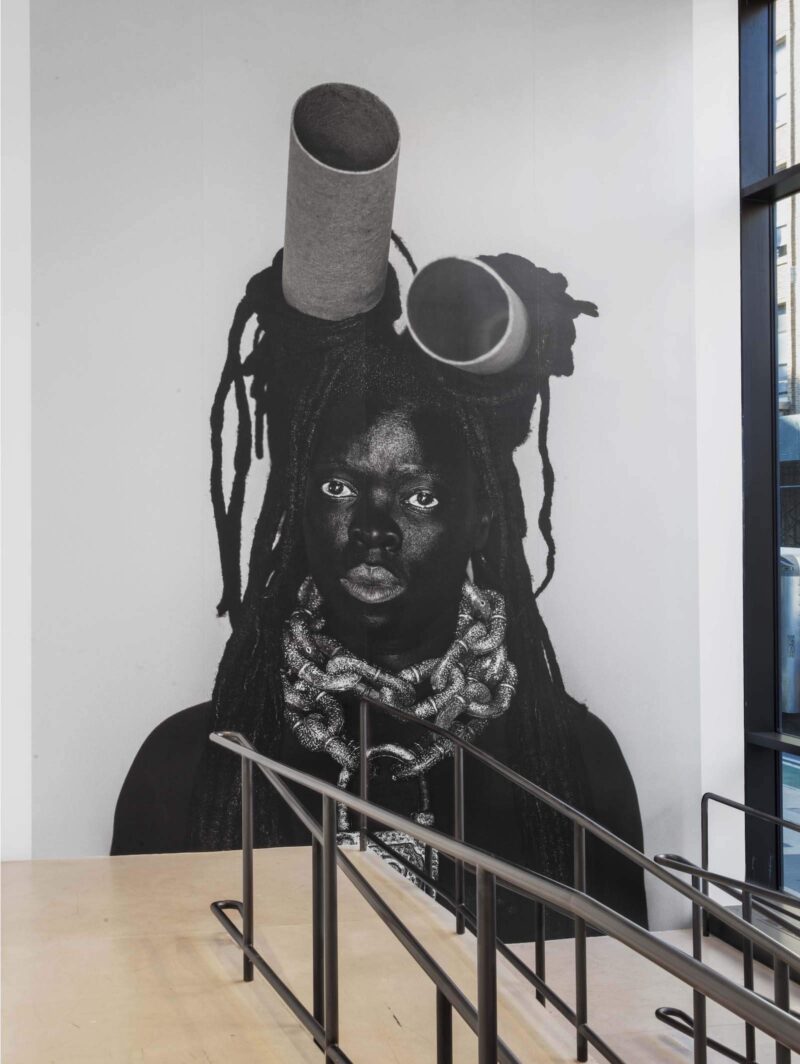 Wall mural at Roc Nation headquarters in NYC