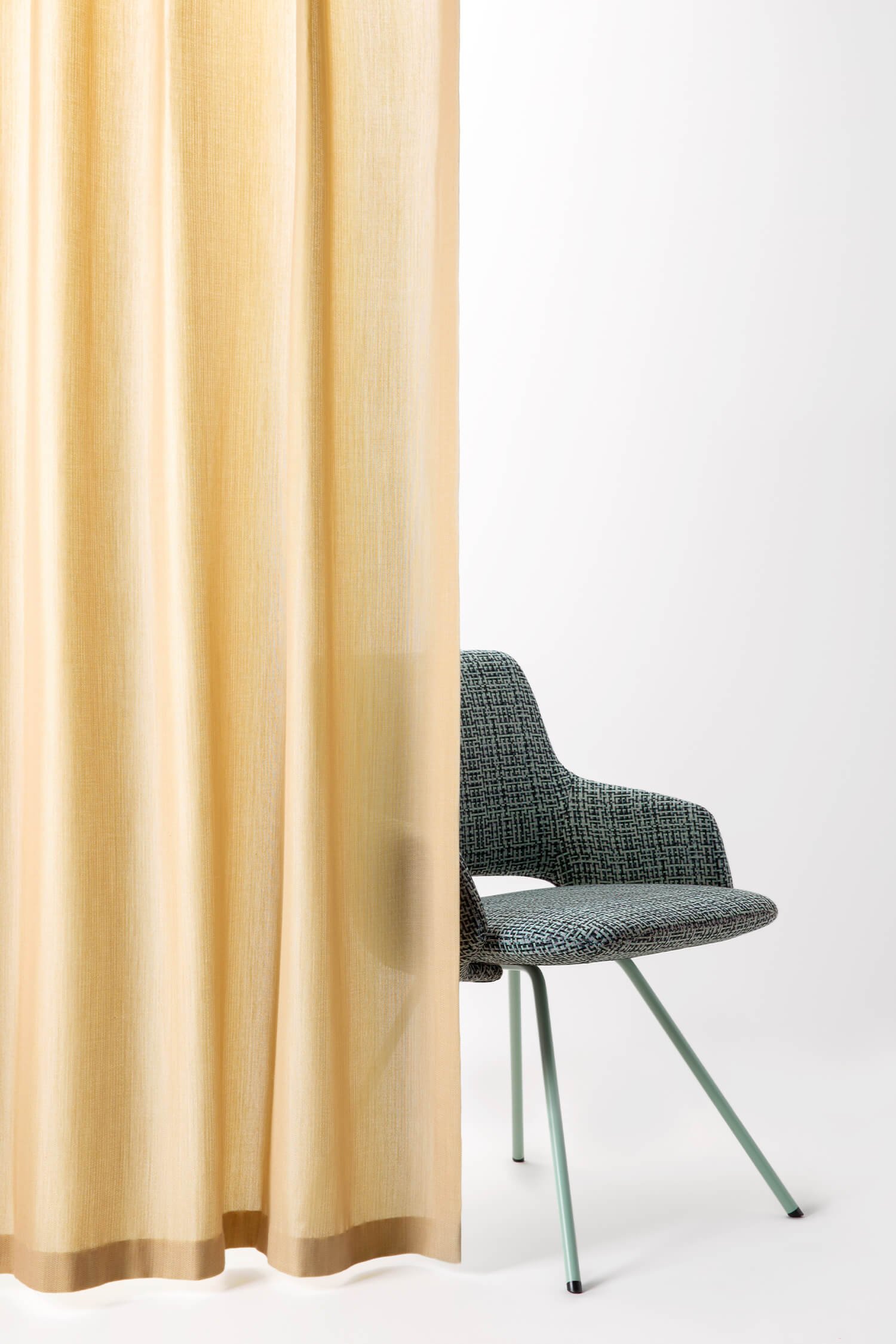Yellow curtain
