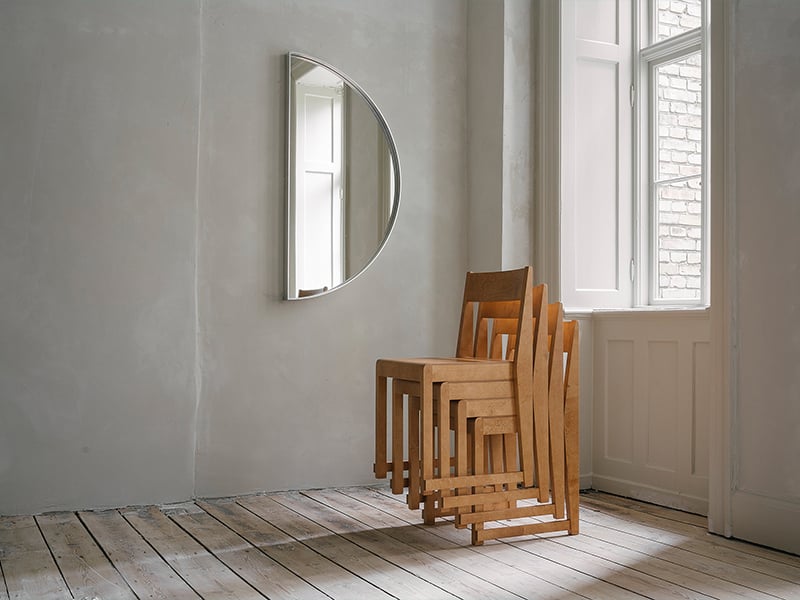 Recess mirror by Frama