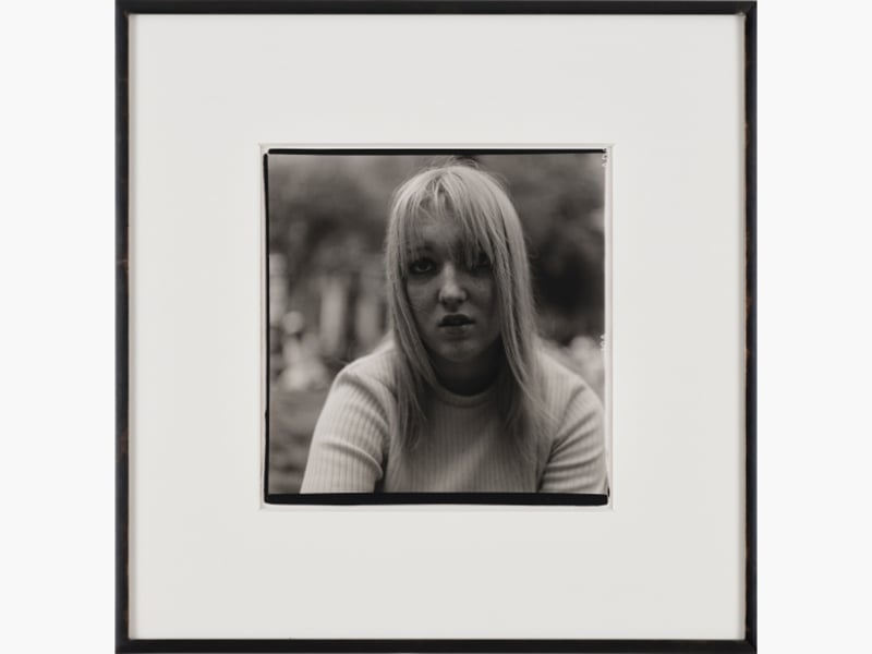 Blonde girl, Washington Square Park, N.Y.C. 1965
