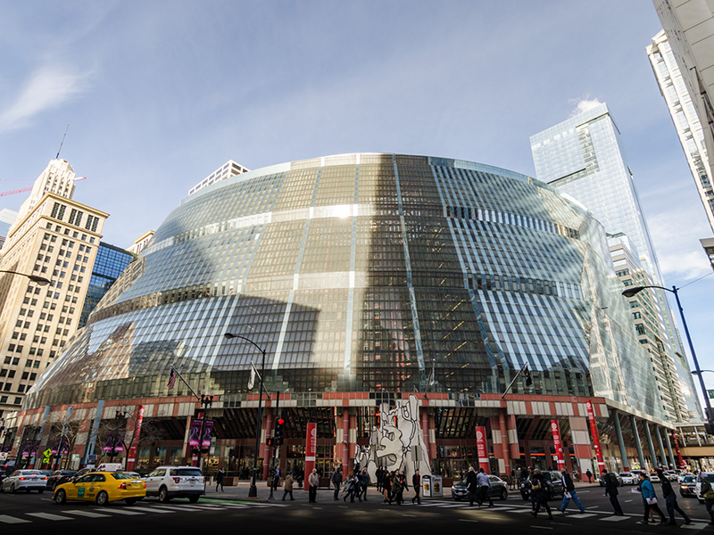 External view of the Thompson Center