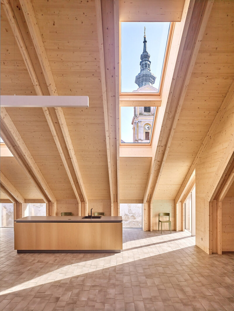 Civic centre in Großweikersdorf, Austria