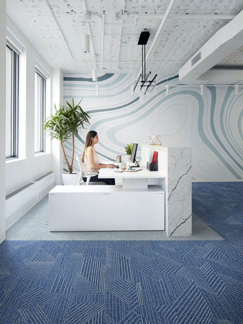 Interface Rising Signs carpet collection