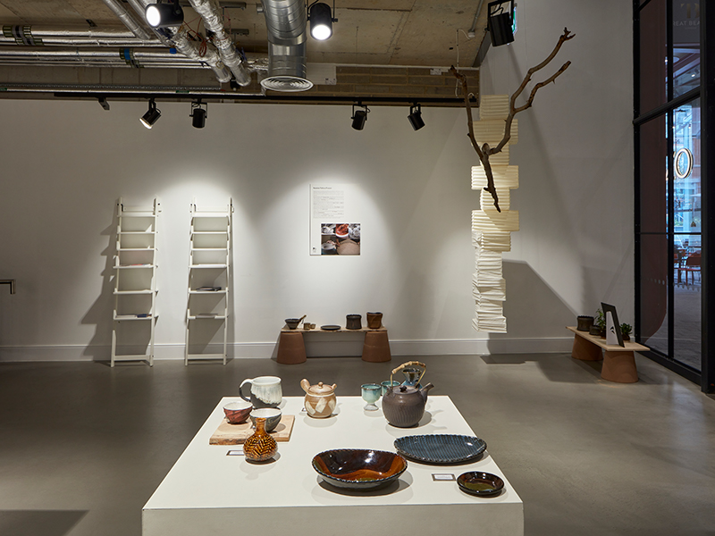 View inside the exhibit