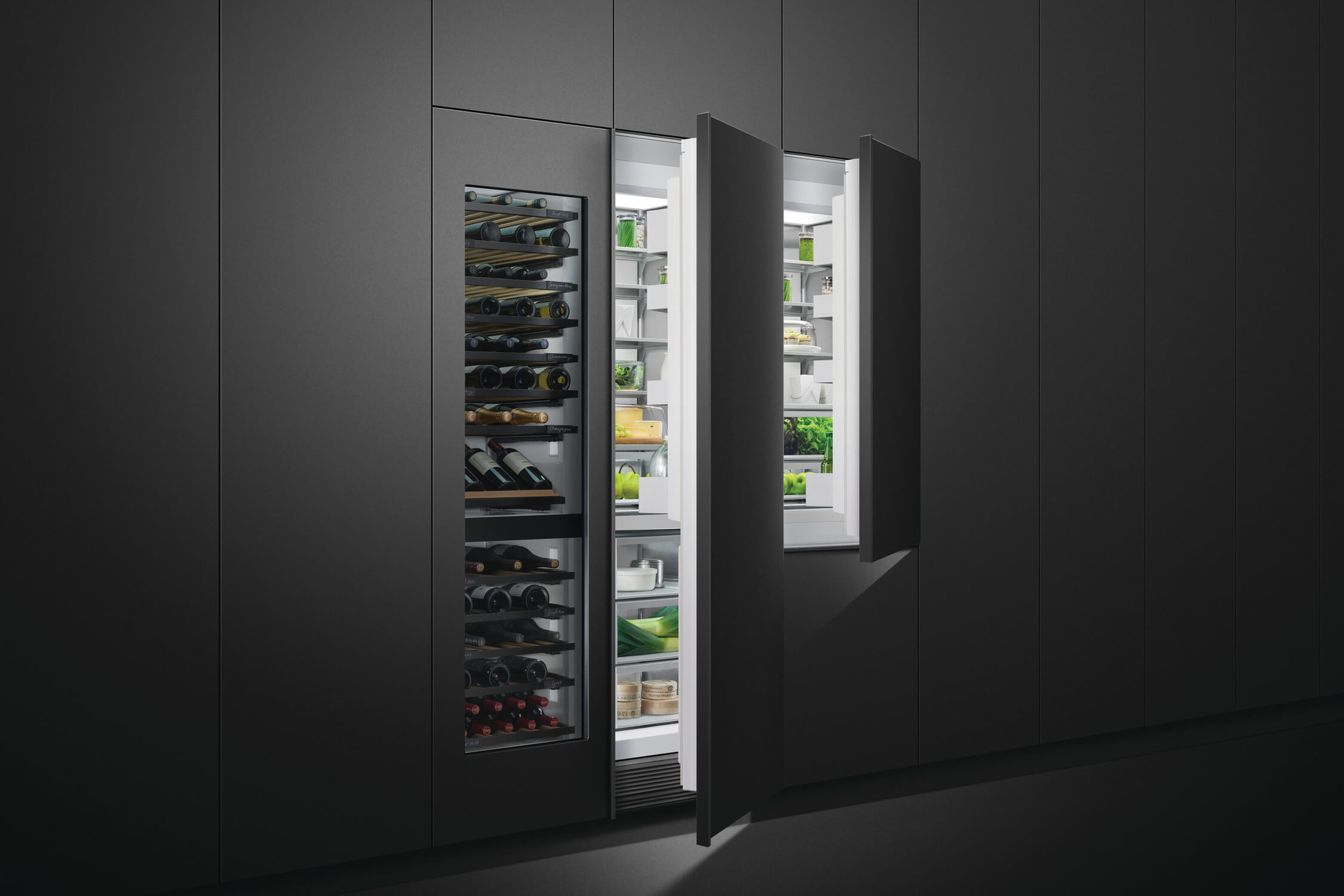 24" Integrated Column Wine Cabinet by Fisher & Paykel