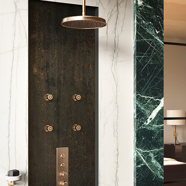 Hi-Fi Eclectic shower system by Gessi