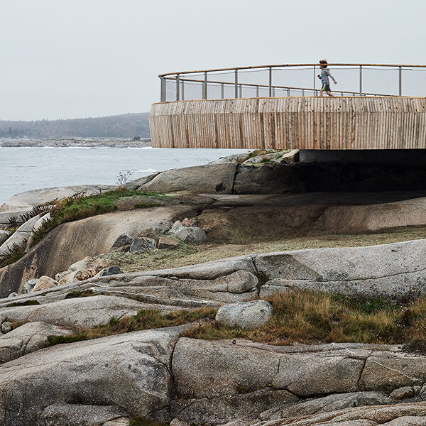 Walkway at Peggy's Cove by Omar Gandhi Architects