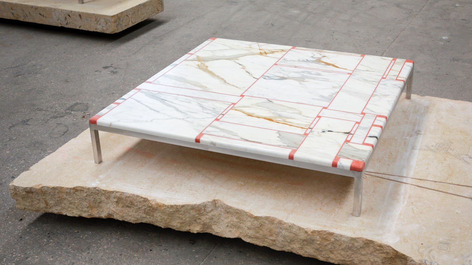 Stone furniture by Stefan Scholten