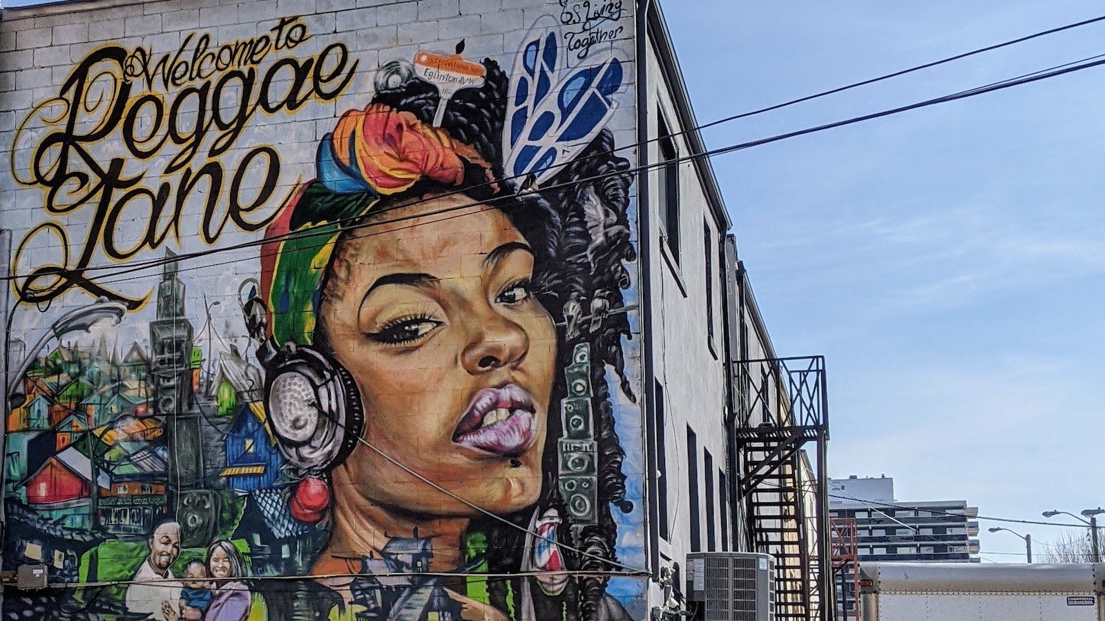 Mural in Little Jamaica, Toronto