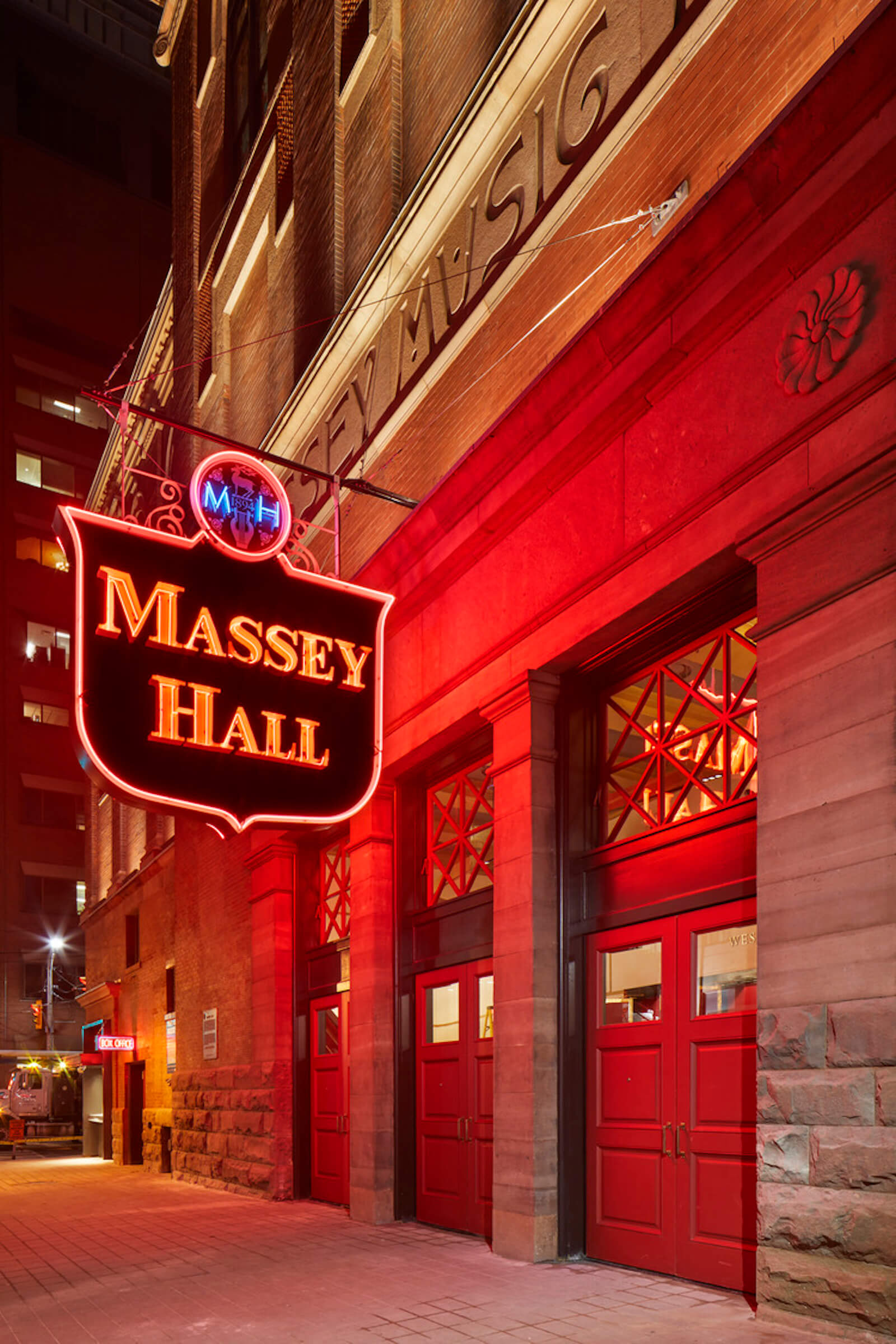 Massey Hall sign