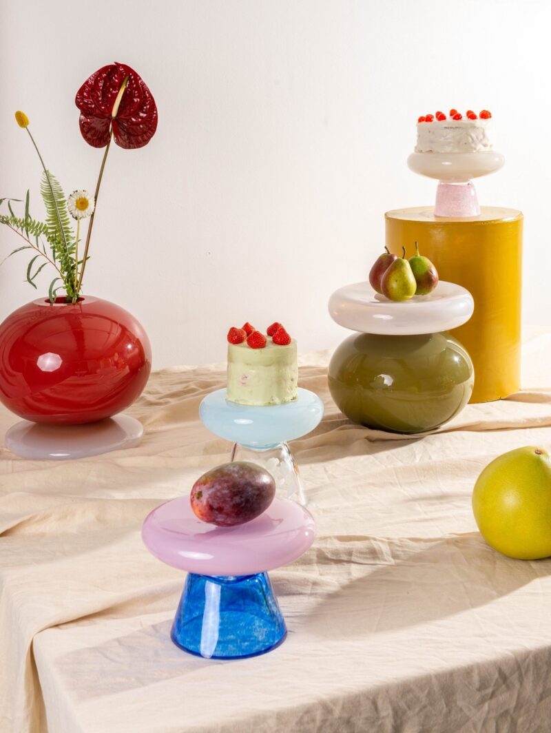 Glass designs by Milla Vaahtera