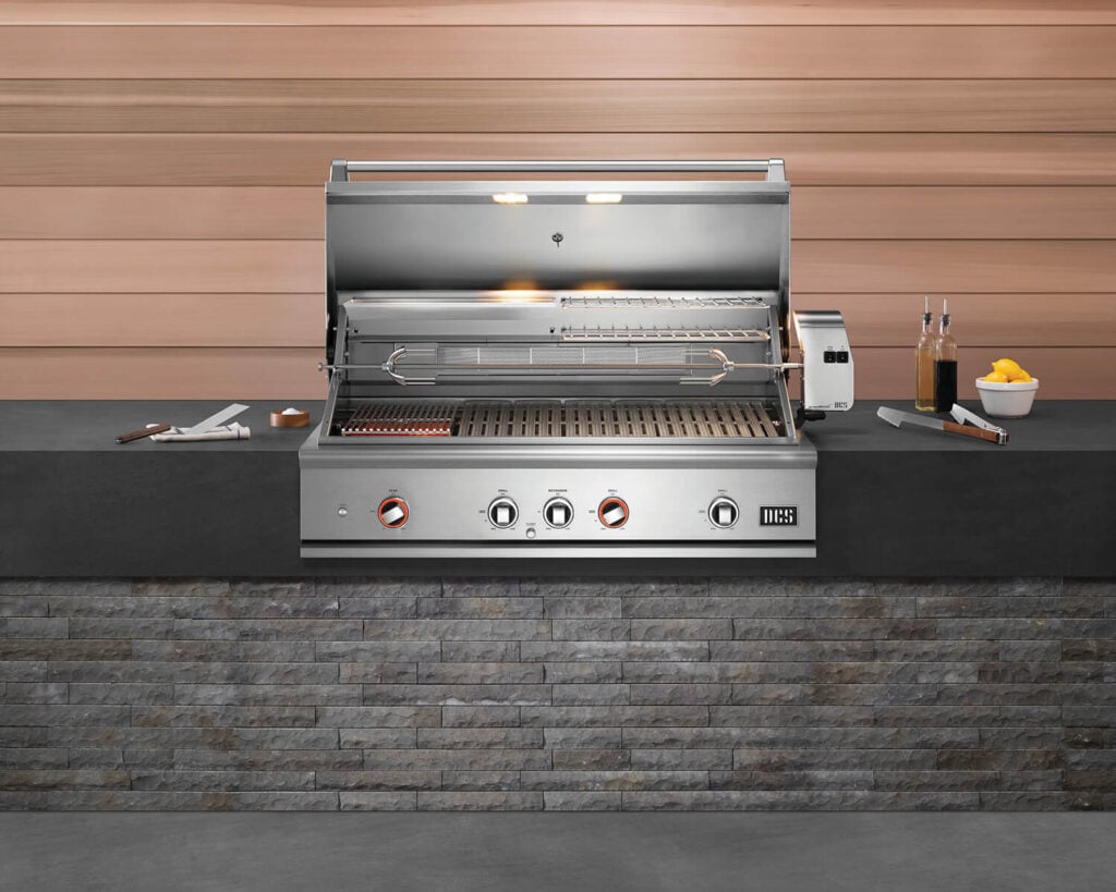 48" Series 9 Grill Rotisserie and Infrared Sear Burner, Natural Gas