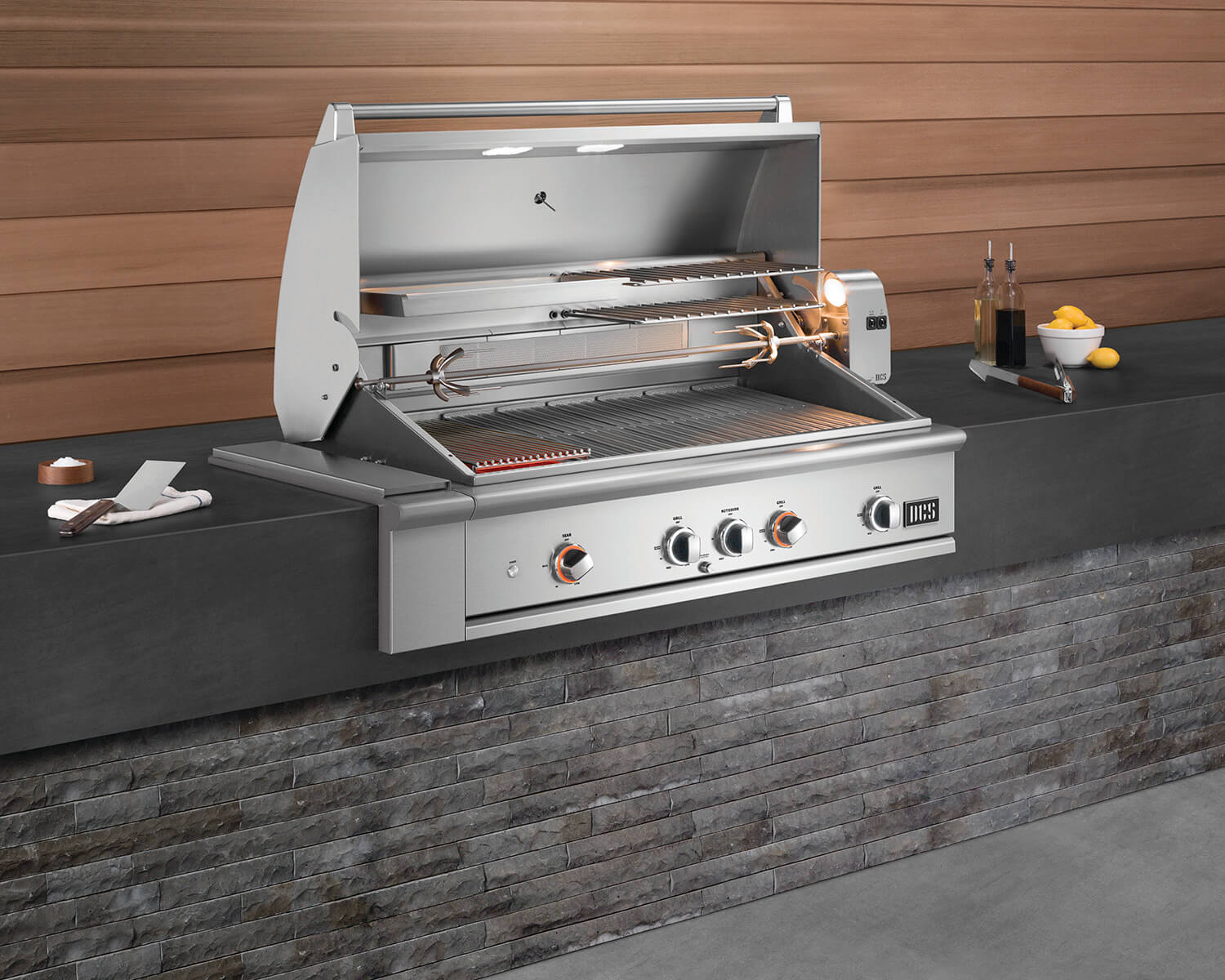 48" Series 9 Grill Rotisserie and Infrared Sear Burner, Natural Gas