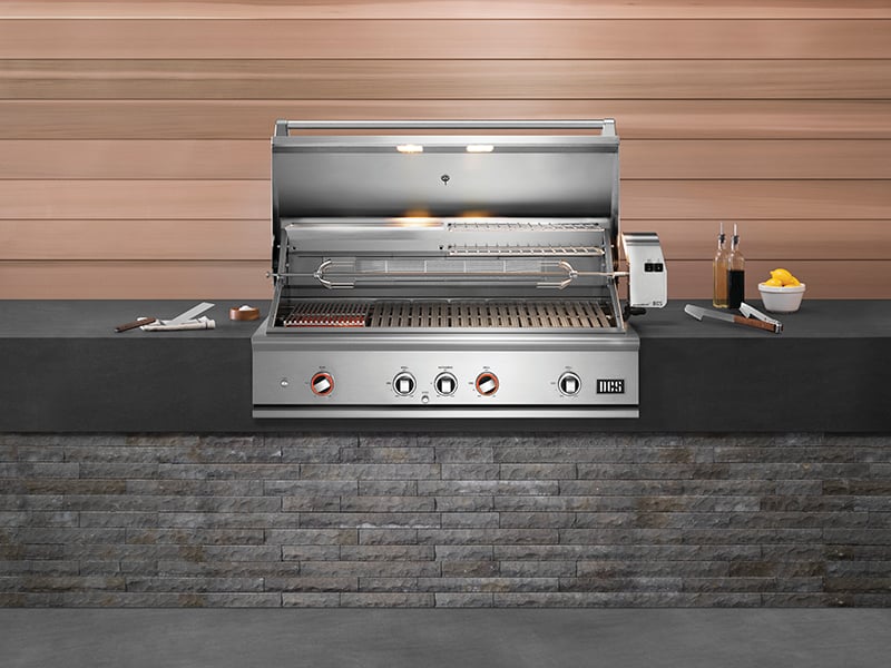 48" Series 9 Grill Rotisserie and Infrared Sear Burner, Natural Gas