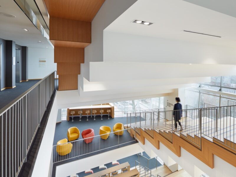 The Robarts Common addition to the Robarts Library at the University of Toronto by Diamond Schmitt Architects