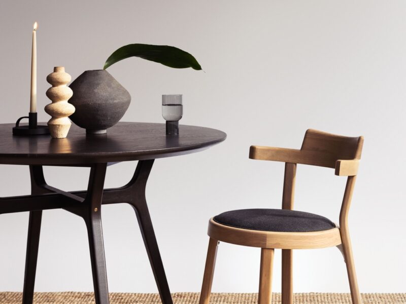 A new furniture launch at NYCxDesign 2022 is the Pagoda chair by Stellar Works