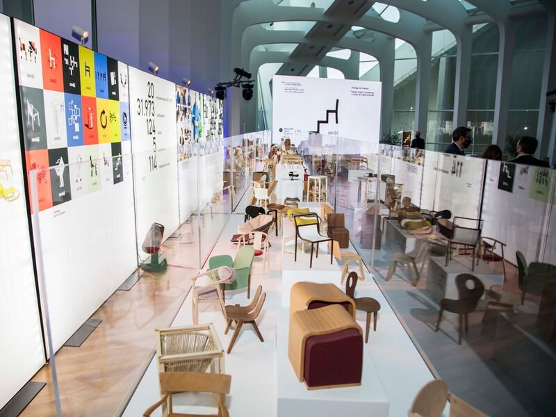Andreu World International design contest winning exhibition