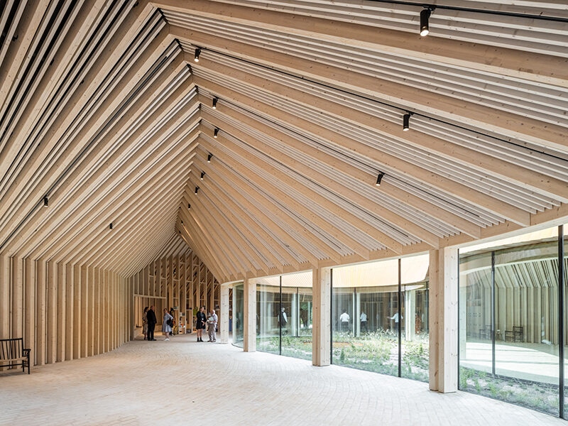 Entrance hall at FLUGT, the Refugee Museum of Denmark