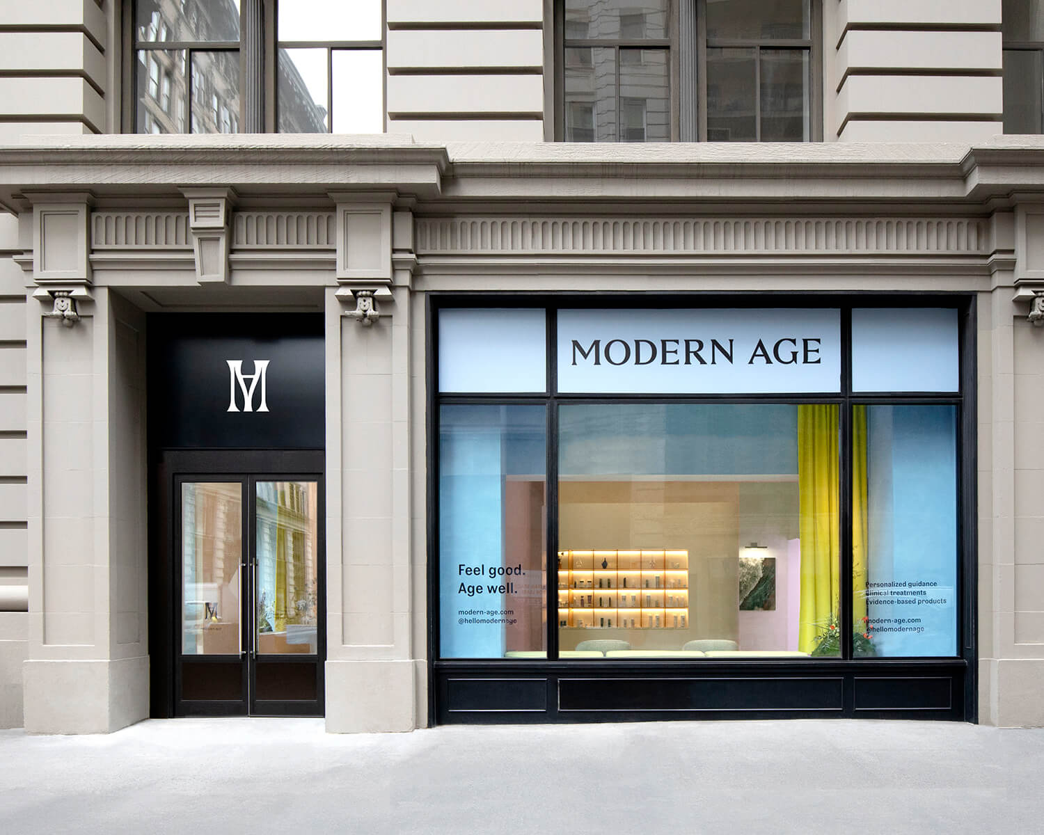 Exterior view of Modern Age, designed by Ringo Studio