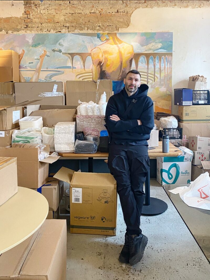 A portrait of Ukraine architecture firm Balbek Bureau founder Slava Balbek.