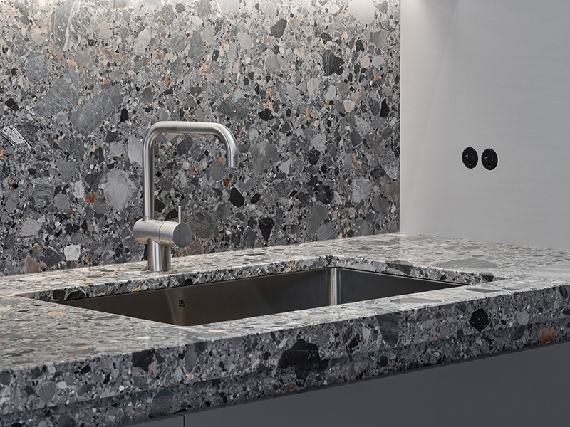 Ceppo di Gre countertop and backsplash