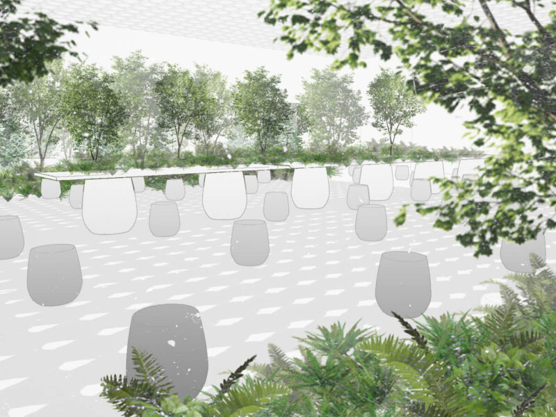 Azure IDS Vancouver 2022 Caesarstone Dappled Rendering