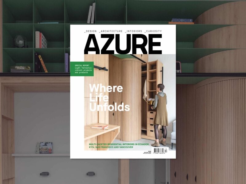 Azure Magazine November December 2022 Cover: The Residential Interiors Issue