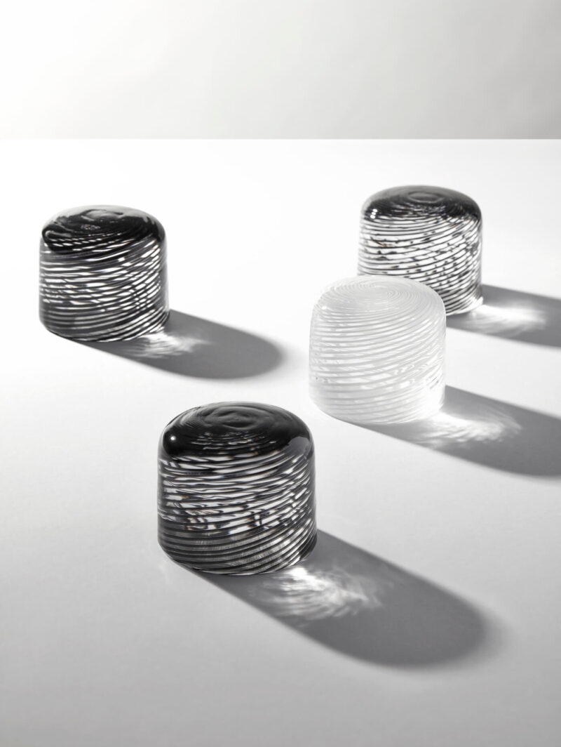 A selection of four Venezia taps with a filigree pattern