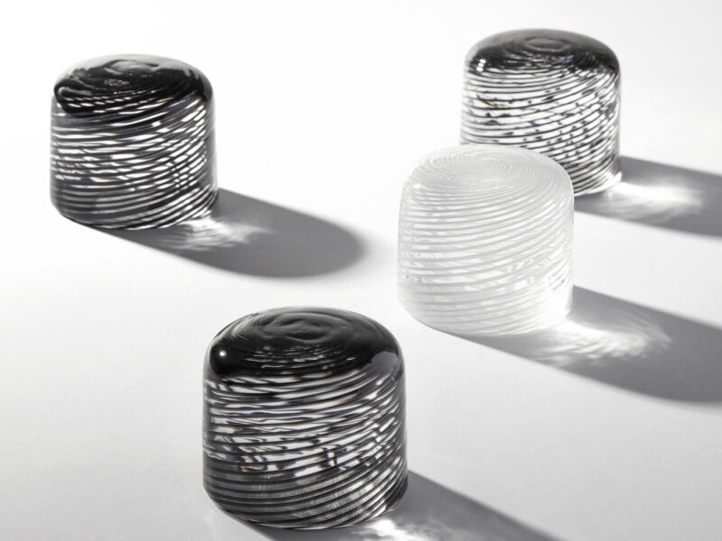 A selection of four Venezia taps with a filigree pattern