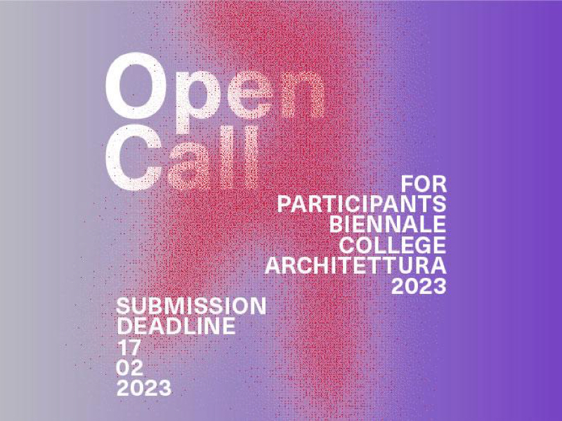 Biennale College Architettura