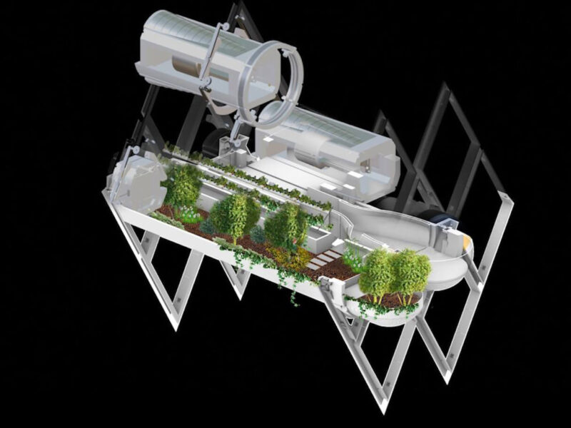 HDR's futuristic hospital concept called Bionica includes many pods with various functions