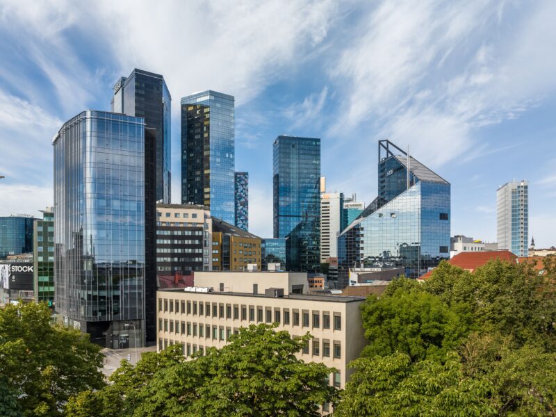 a picture of high-rise buildings